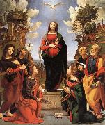 Piero di Cosimo The Immaculate Conception and Six.Saints Spain oil painting artist